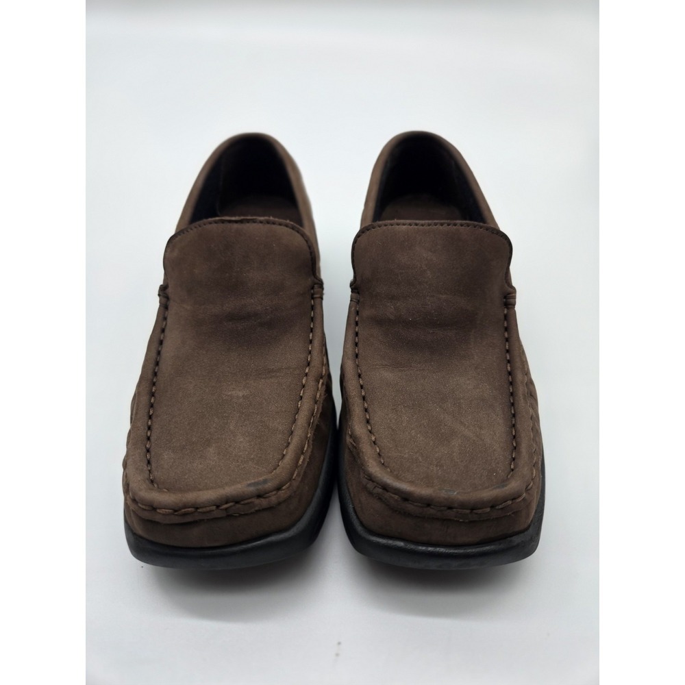 L.L. Bean Suede Moc Comfort Walking Slip-On Loafers Shoes Womens 7-1/2M #175